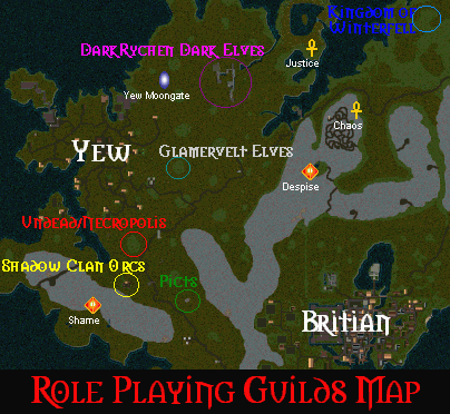 Yew Area Map, use the Email Link at the bottom of this
page if this map fails to show.